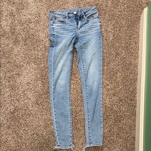 American Eagle Outfitters Light Blue Skinny Jeans